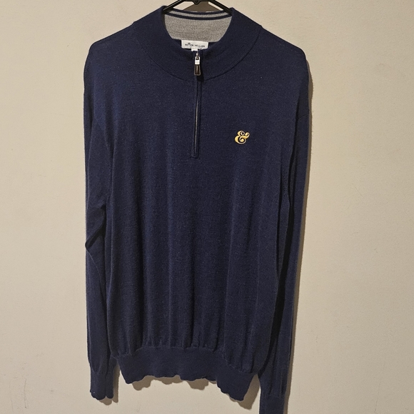 Peter Millar Other - Peter Millar Merino Wool Blend 1/4 Zip Sweater - Size XXL - Royal Blue